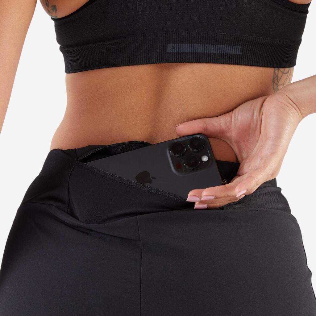 Women's Running Shorts Black - Run 100