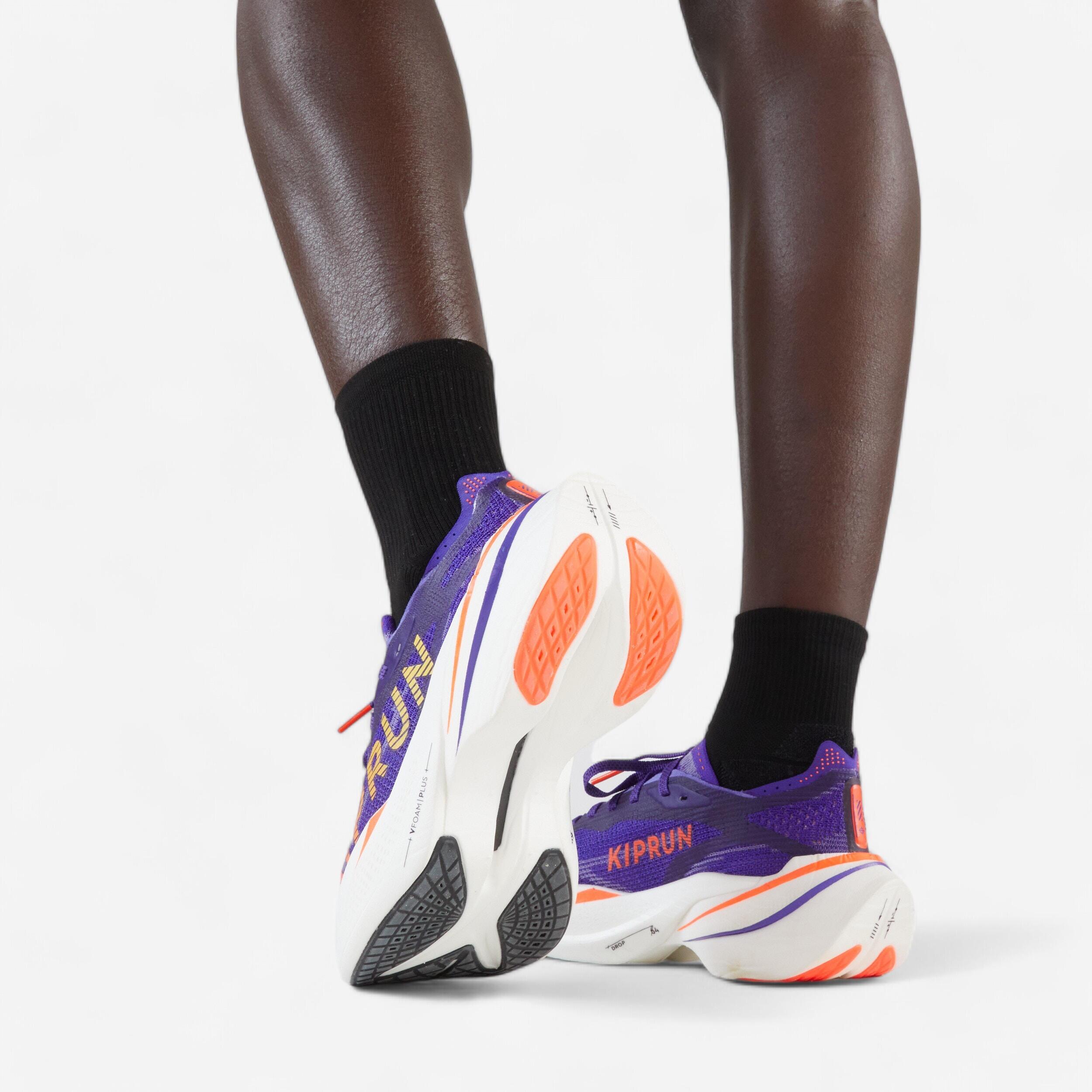 Hardloopschoenen met carbonplaat voor dames KD900X LD+ paars 11/11