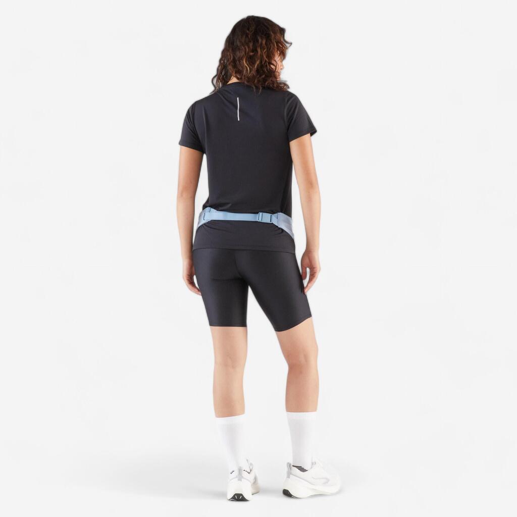 Ceinture de running smartphone Homme Femme - KIPRUN Confort 2 bleu 5 poches