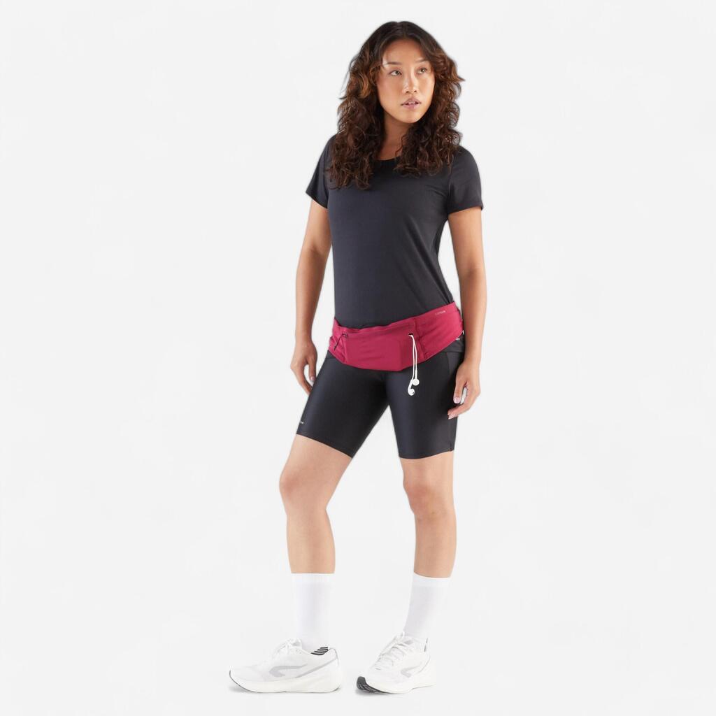 Ceinture de running smartphone Homme Femme - KIPRUN Confort 2 franboise 5 poches