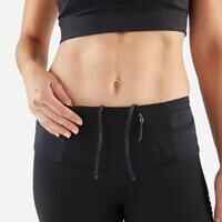 Women's Running& Trail Running Leggings KIPRUN Run 900 Light-black