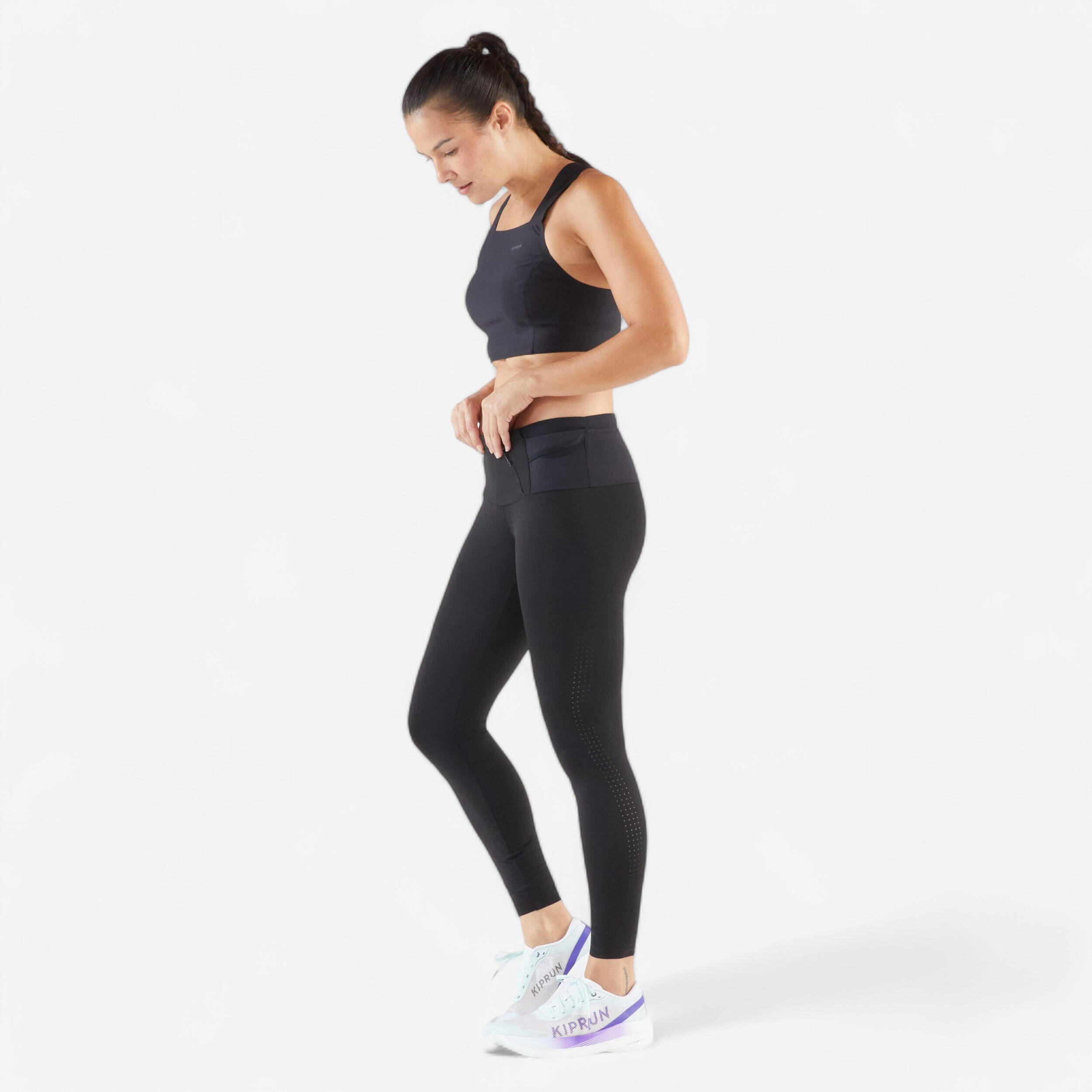 Leggings running donna RUN LIGHT 900 neri 7/10