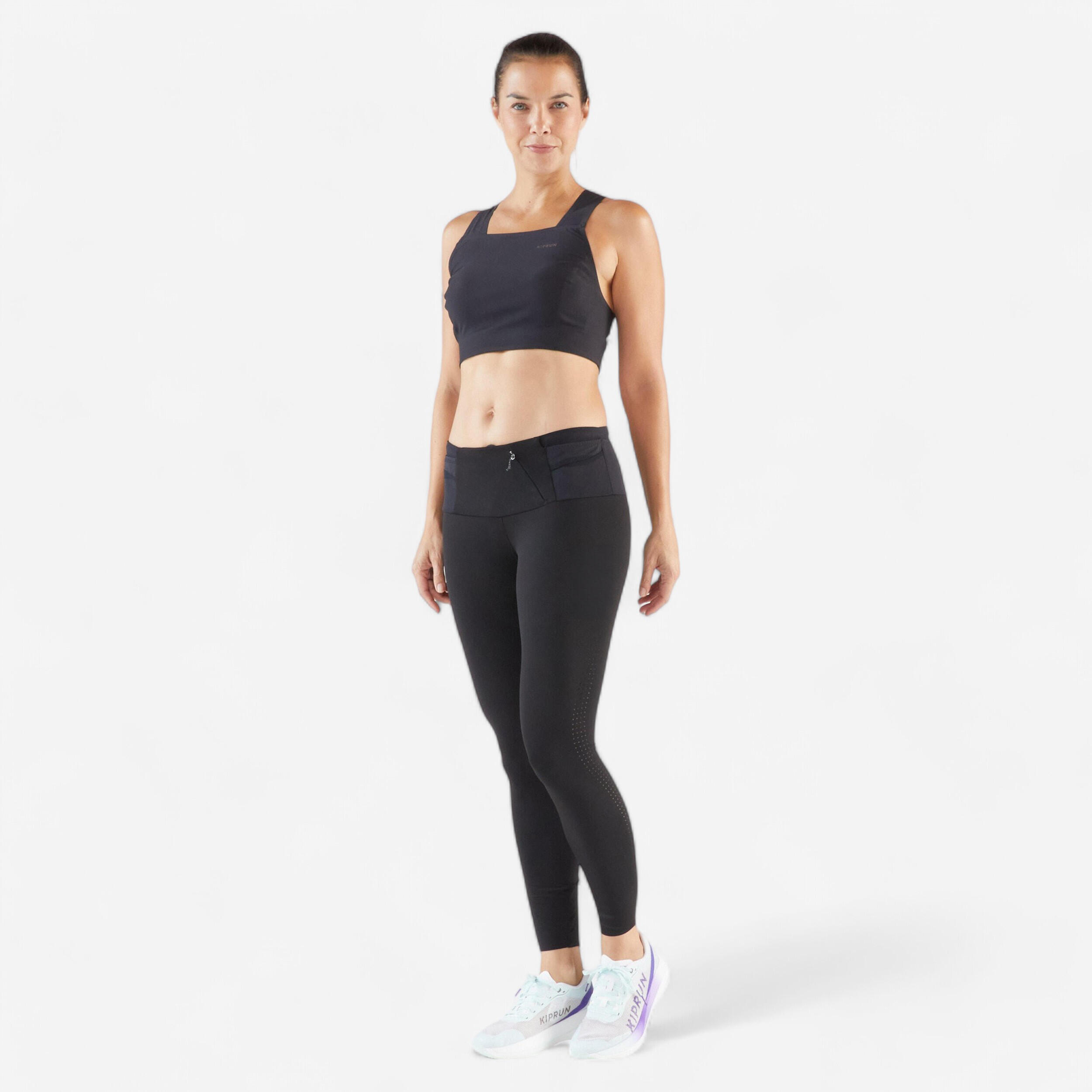 Leggings running donna RUN LIGHT 900 neri 6/10