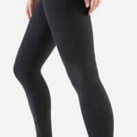 Women's Running& Trail Running Leggings KIPRUN Run 900 Light-black