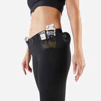 Women's Running& Trail Running Leggings KIPRUN Run 900 Light-black