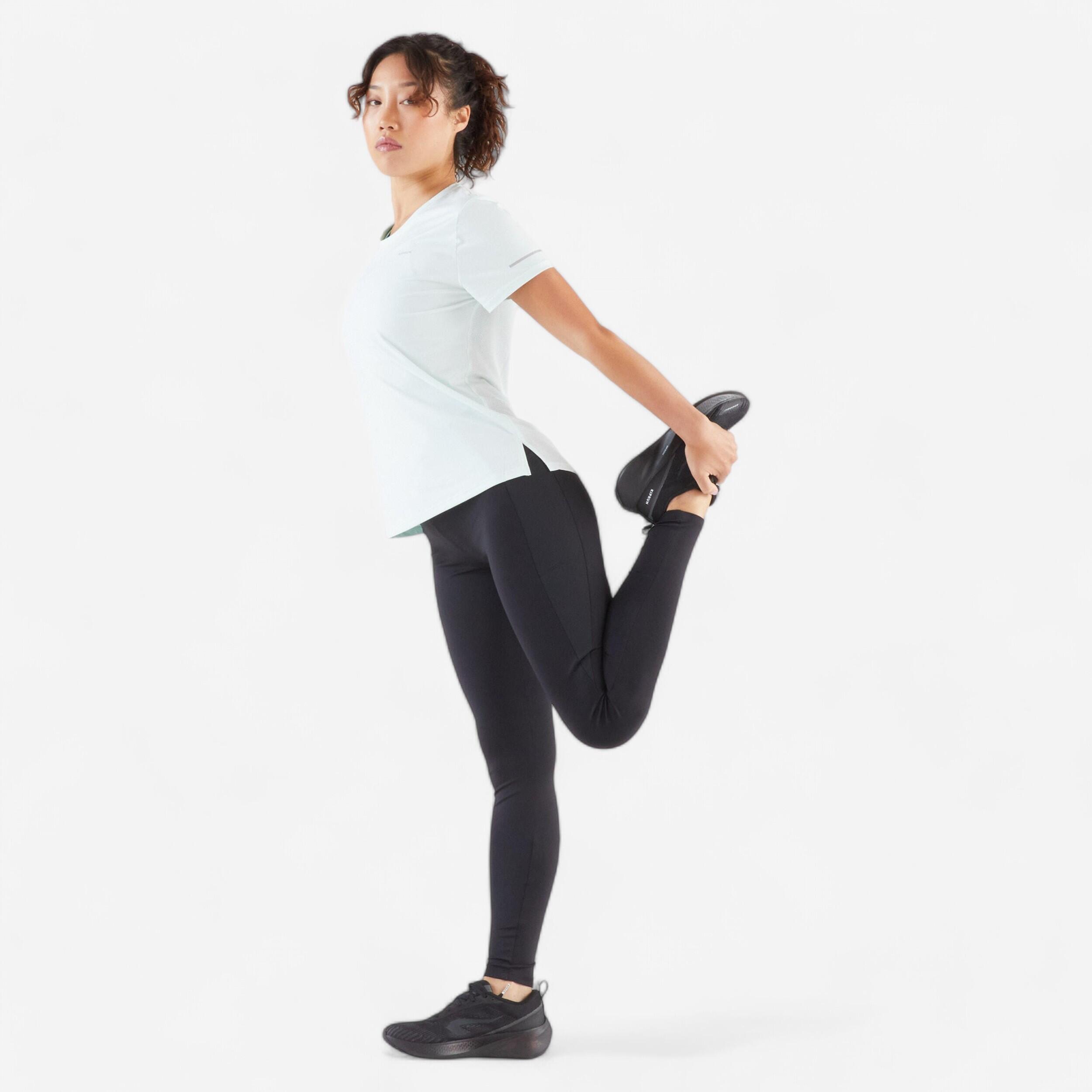 Legging de course à pied femme avec 3 poches, Run 500 - KIPRUN