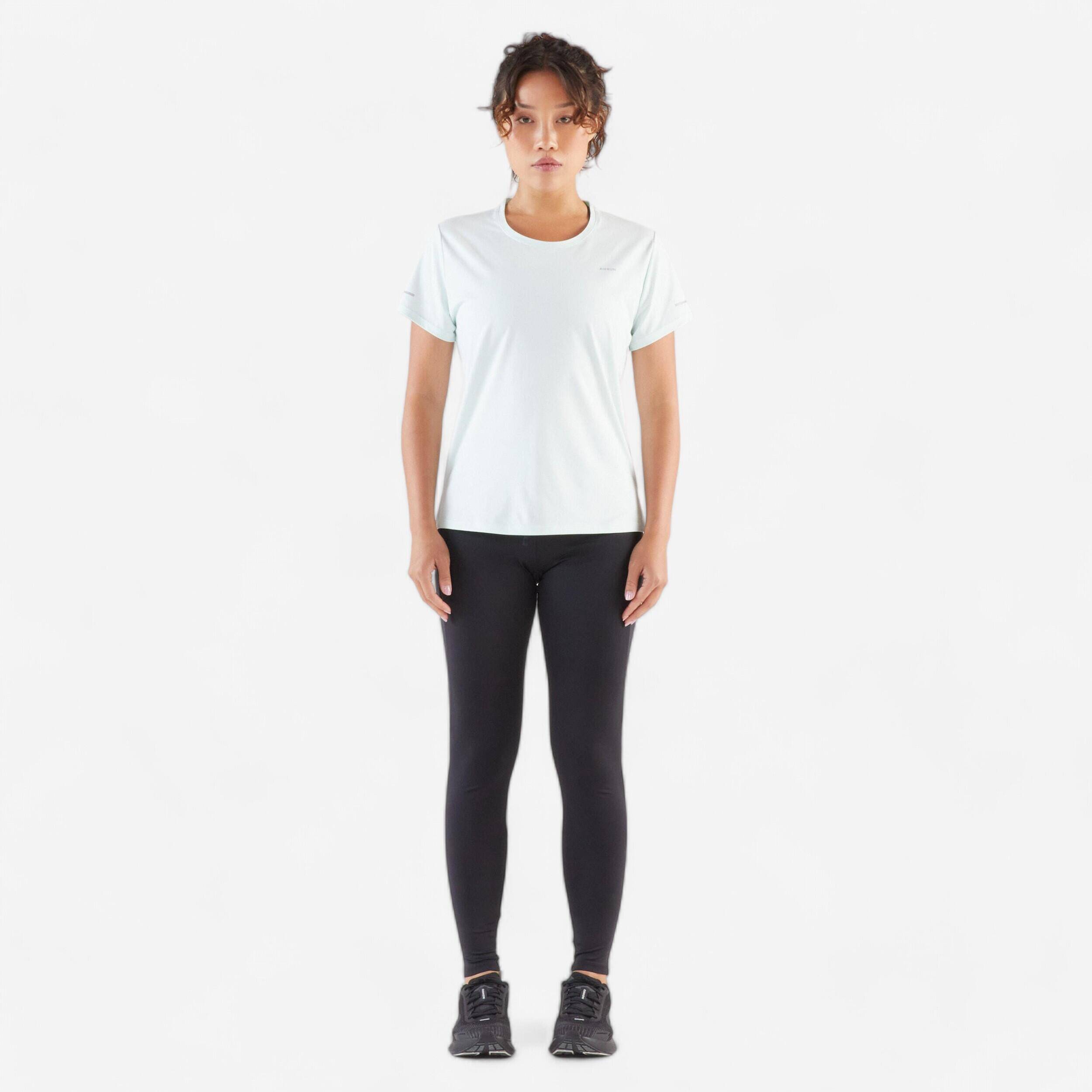 Women's Running Leggings - KIPRUN Run 500 Comfort black -  3
