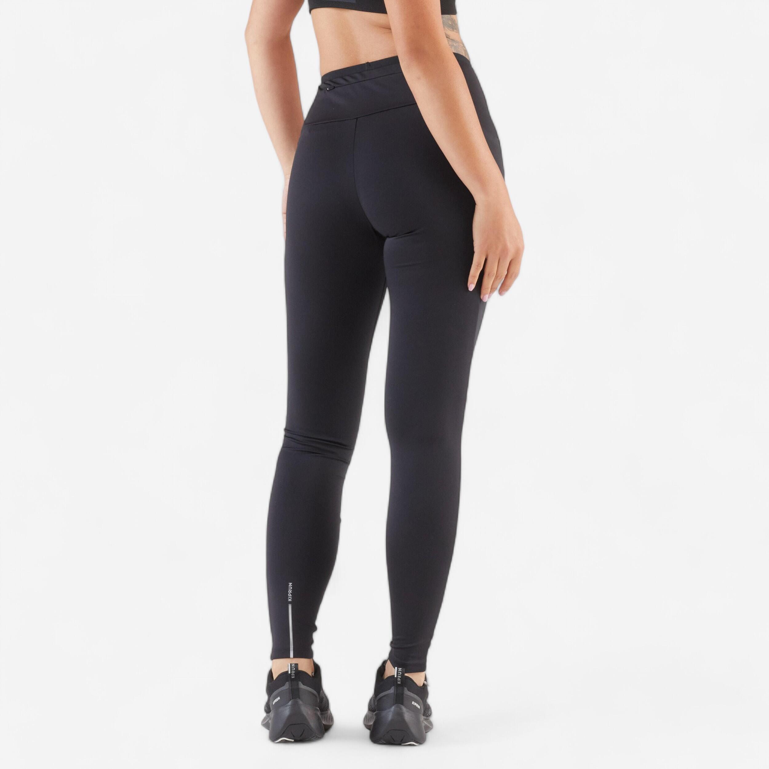 Women's Running Leggings - KIPRUN Run 500 Comfort black