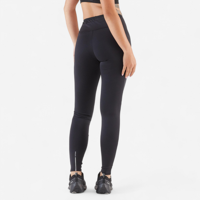 Legging running Femme KIPRUN Run 500 Confort noir pour les clubs