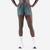 Short running & trailrespirant femme - kiprun run 500 dry vert foncé
