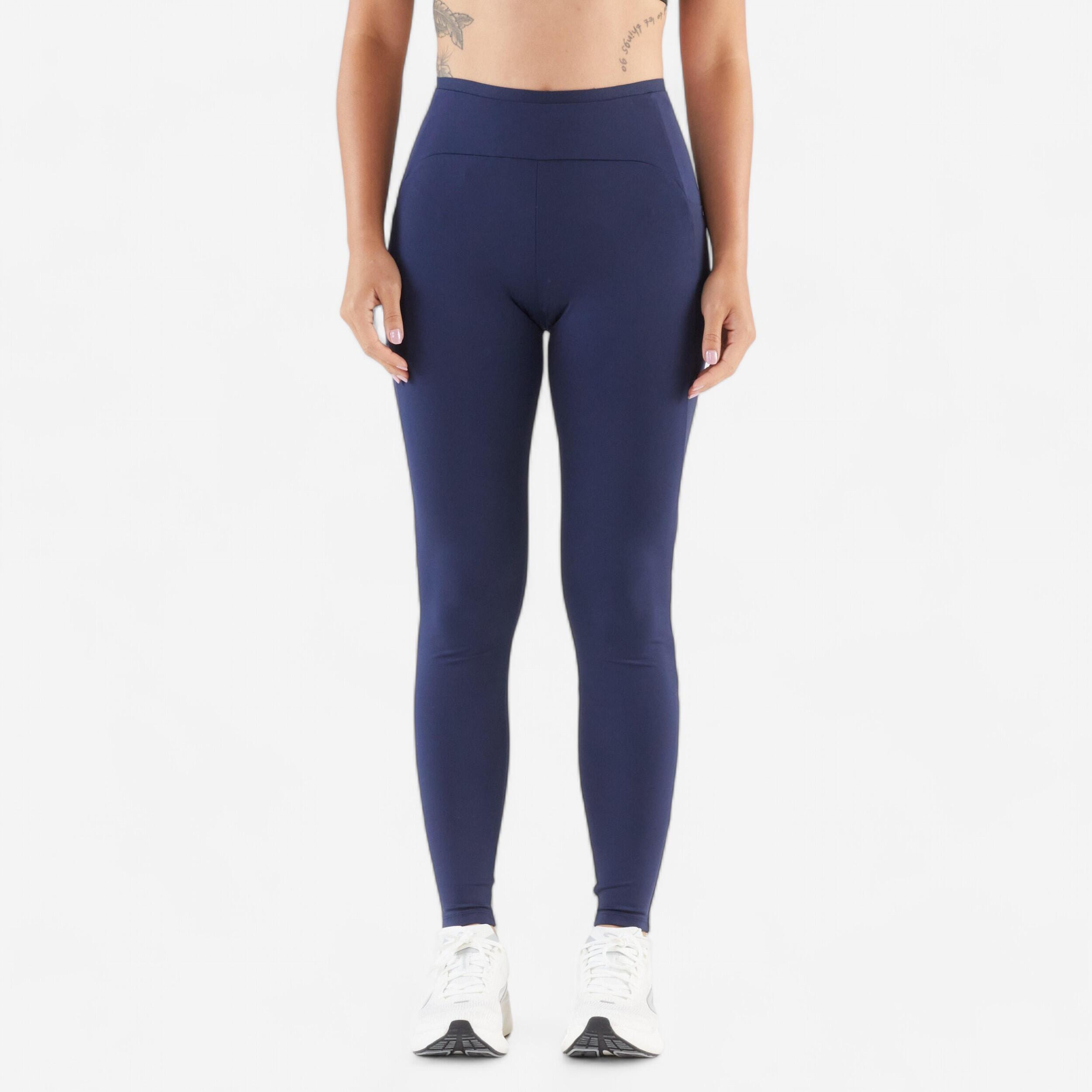 Women's Running Leggings Run 500 Comfort - Steel Blue