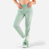 Women's Running Breathable Trousers Run 500 Dry - Frozen Green