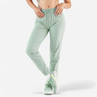 Pantalon de jogging running respirant femme - kiprun run 500 dry vert