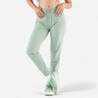 Women's Running Breathable Trousers Run 500 Dry - Frozen Green