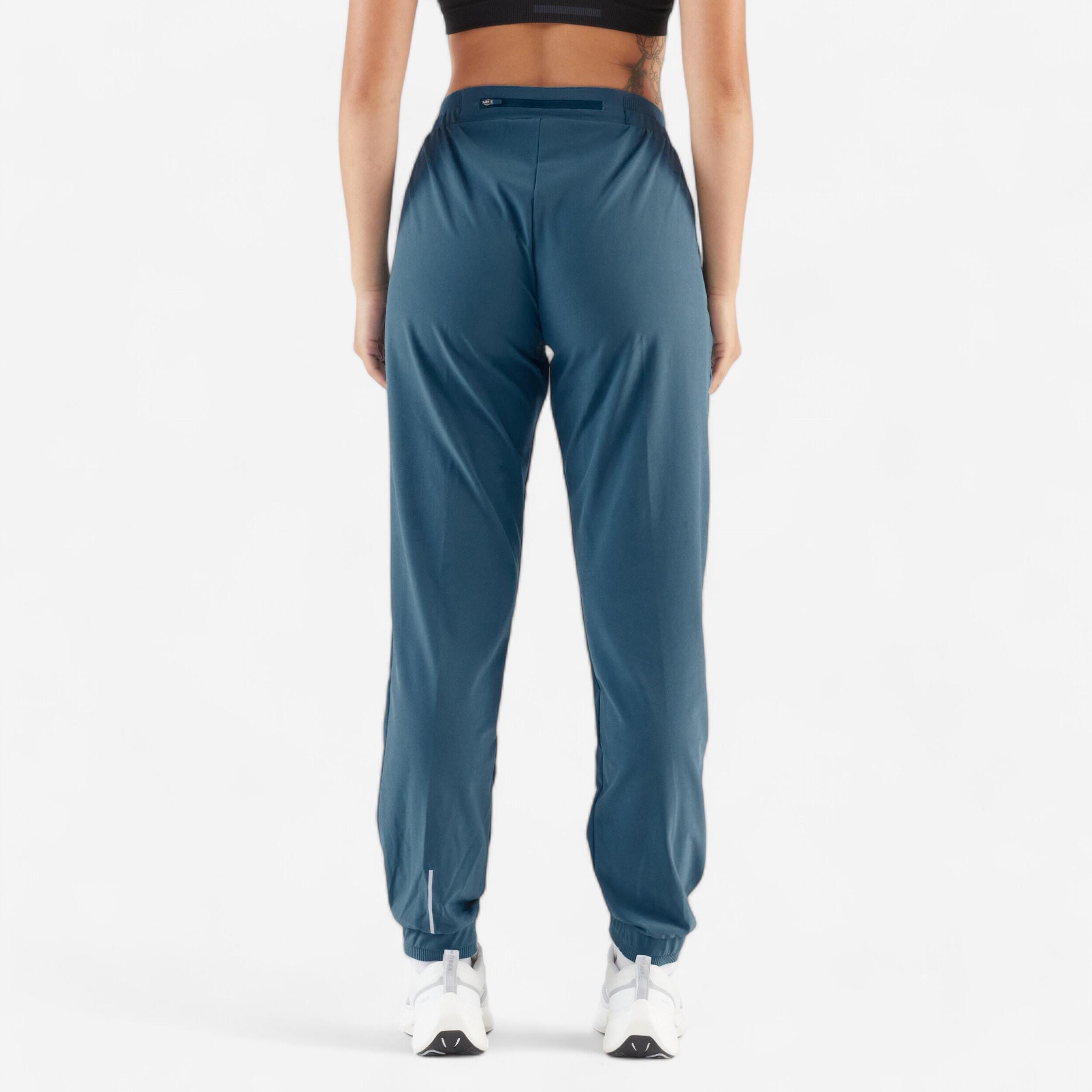 Women Running Trackpants, Lightweight and Quick Dry - Slate Blue