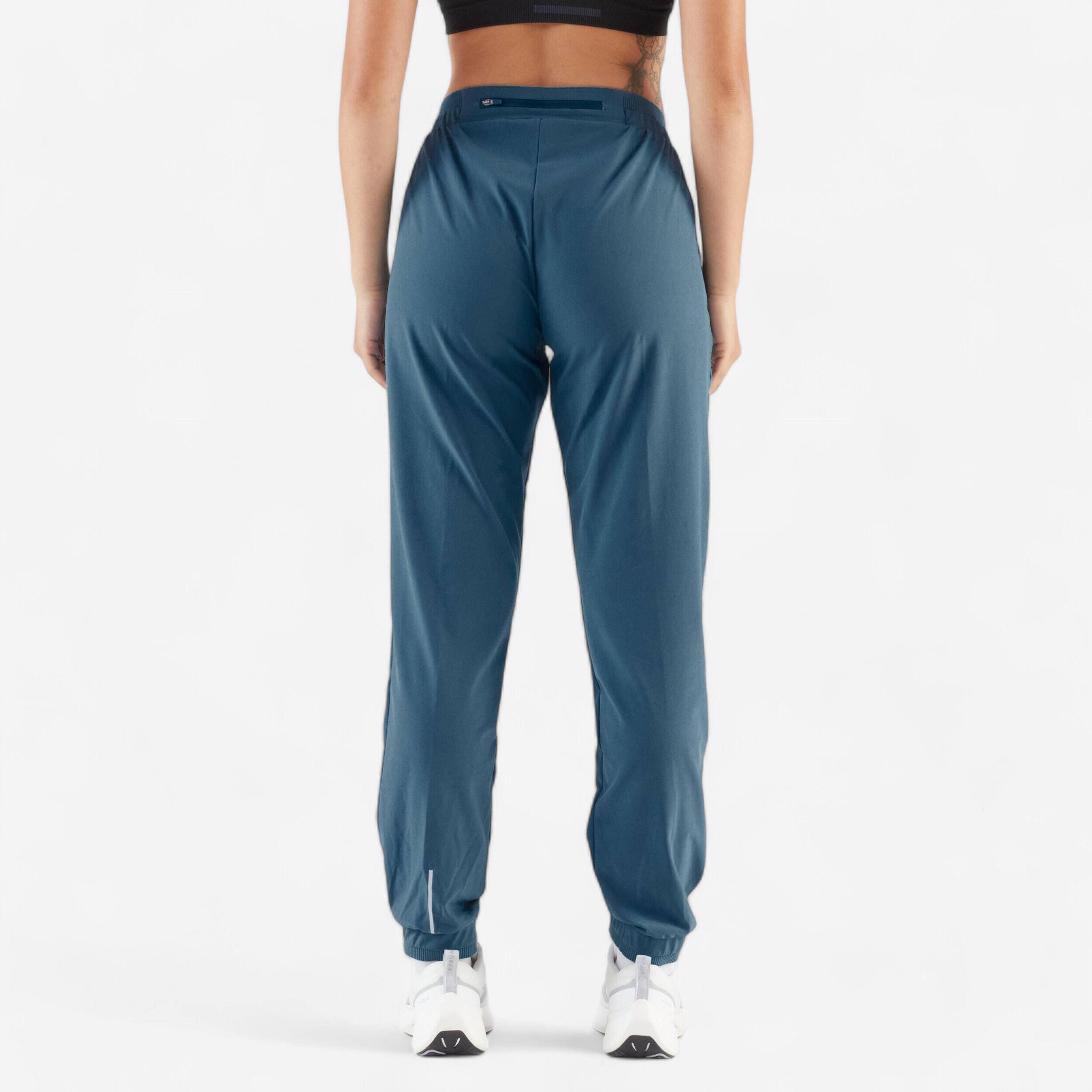 Women Running Trackpants, Lightweight and Quick Dry - Slate Blue -  3
