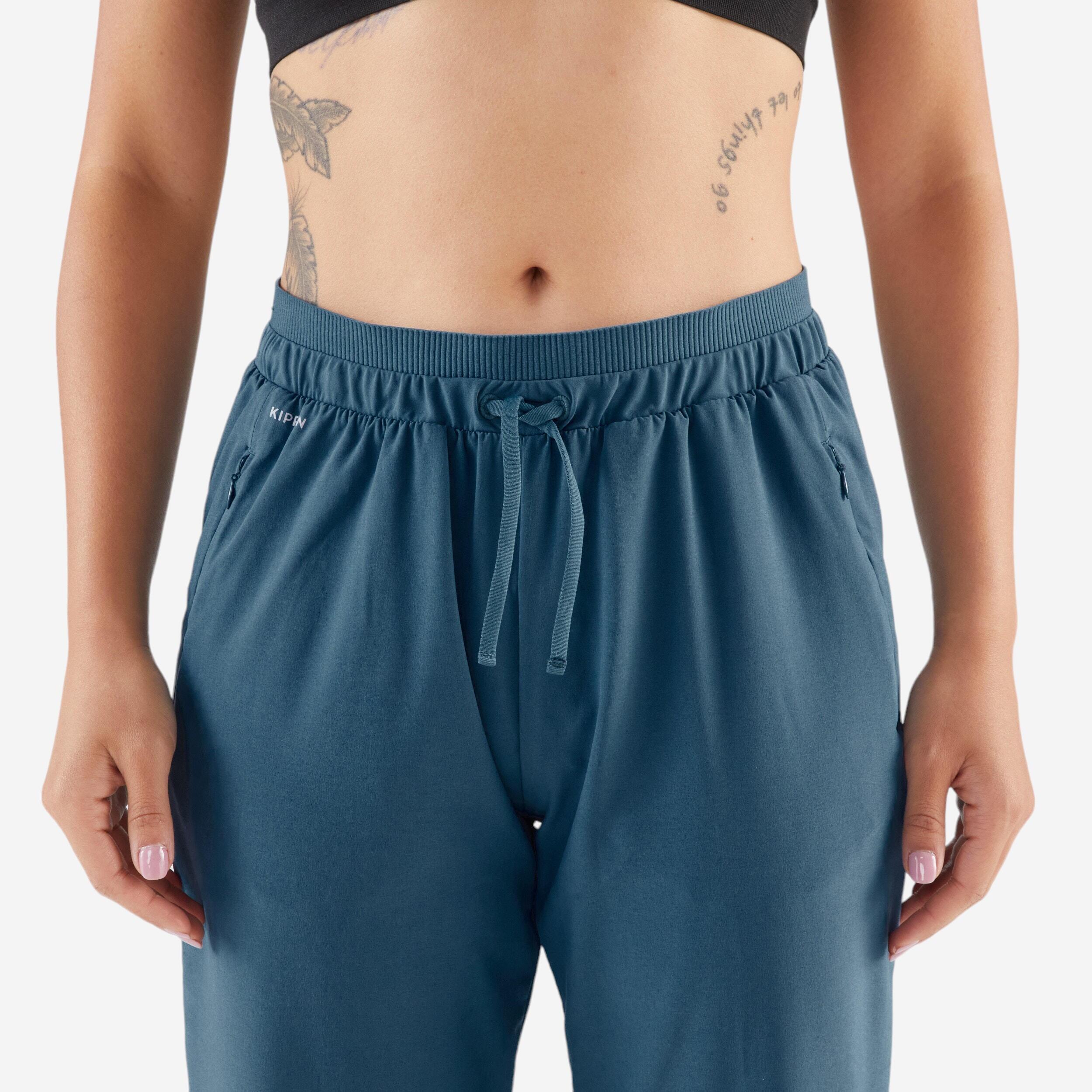 Women Running Trackpants, Lightweight and Quick Dry - Slate Blue