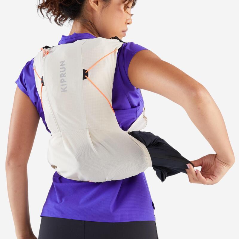 Arazi Koşu Çantası - 10 L - Bej - KIPRUN Bag 900