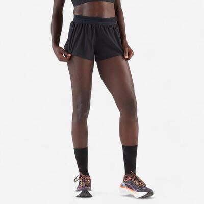 Pantaloncini running e trail donna RUN 900 LIGHT neri