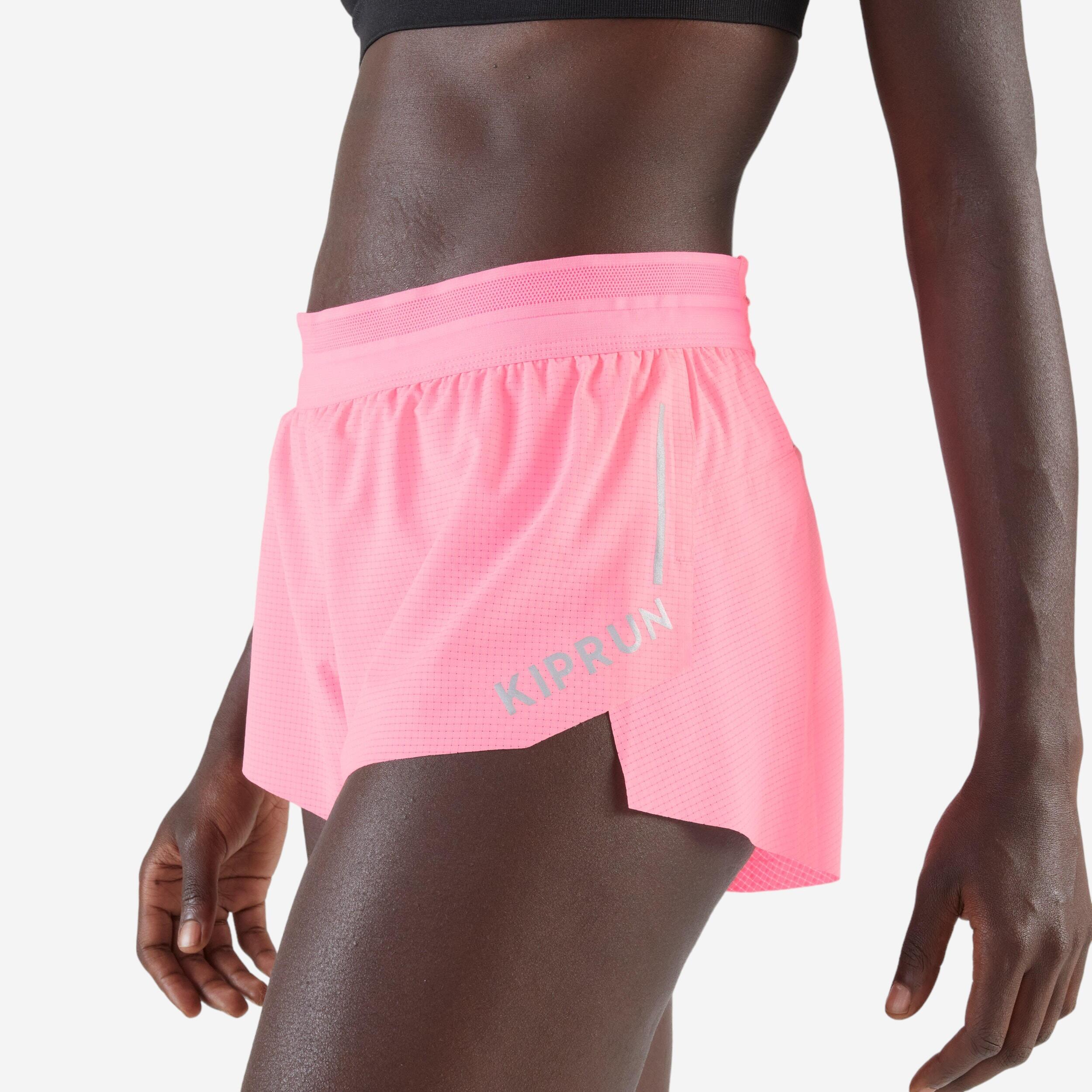 Pantaloncini running donna RUN LIGHT 900 rosa 10/21