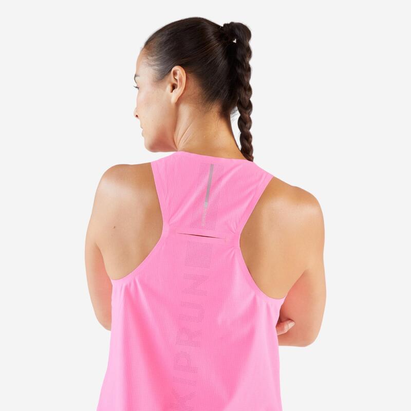 Débardeur de Running léger Femme - KIPRUN Run 900 Light rose