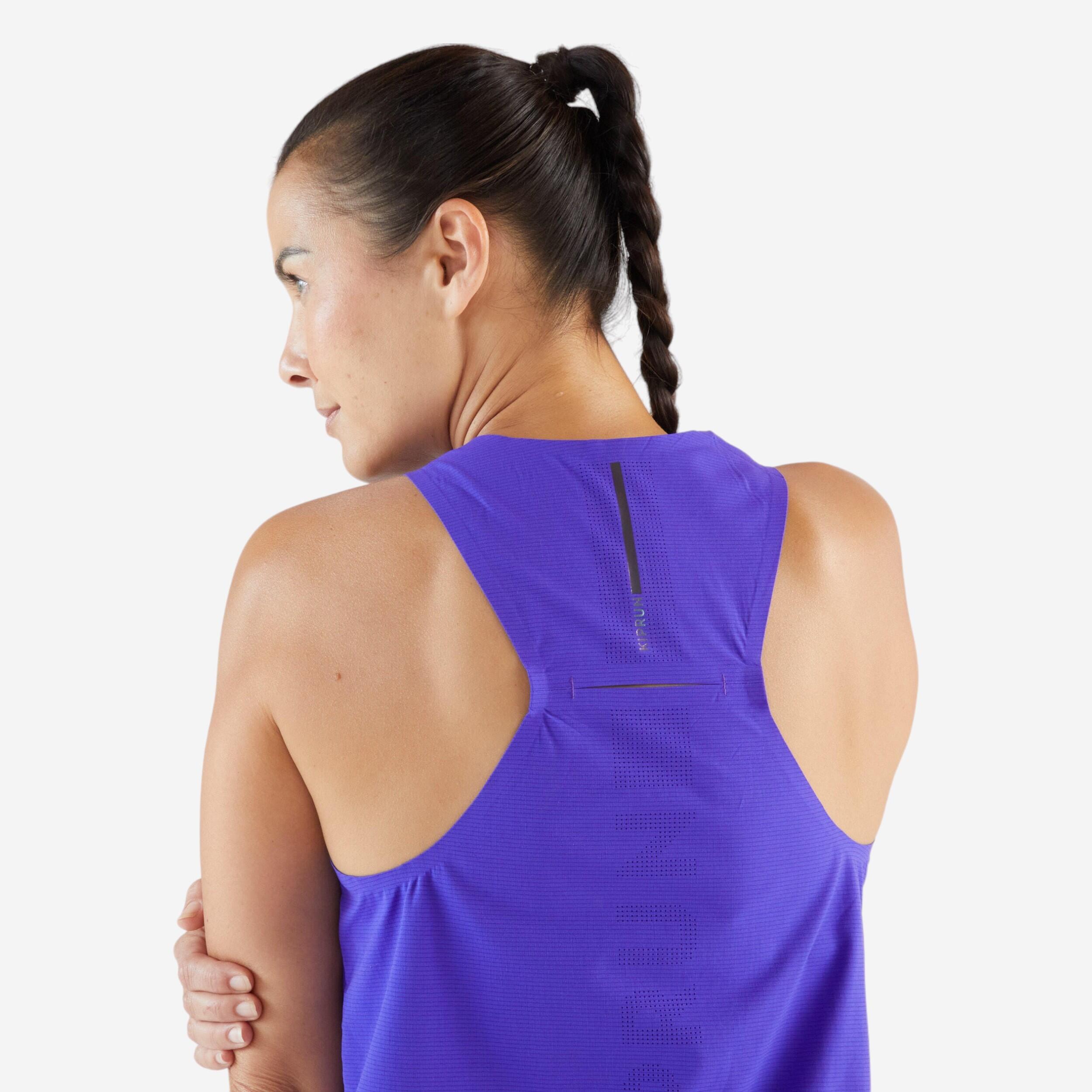 Lauf-Tanktop Damen leicht - Run 900 Light violett 5/6