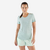 T-shirt running & trail sans couture femme - kiprun run 500 confort vert