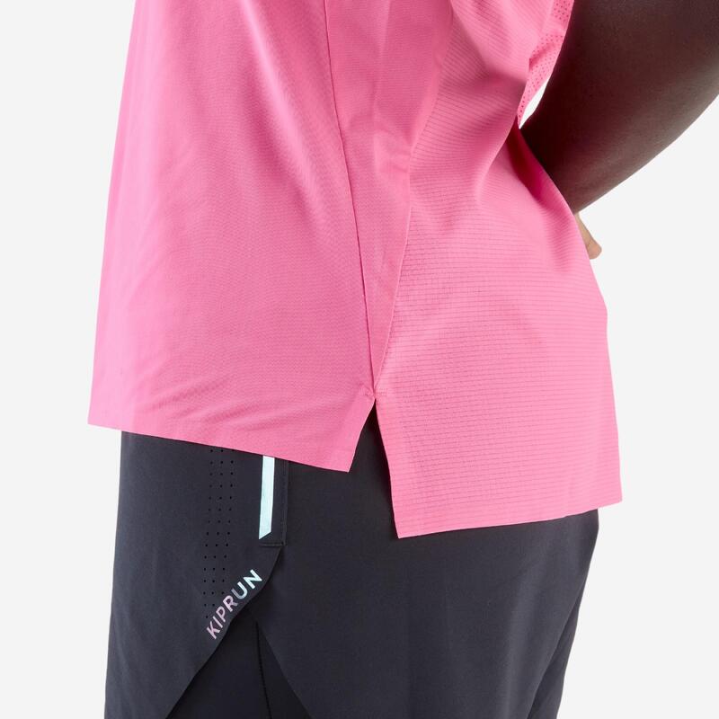 Tricou lejer Alergare Kiprun Run 900 Light Roz Damă