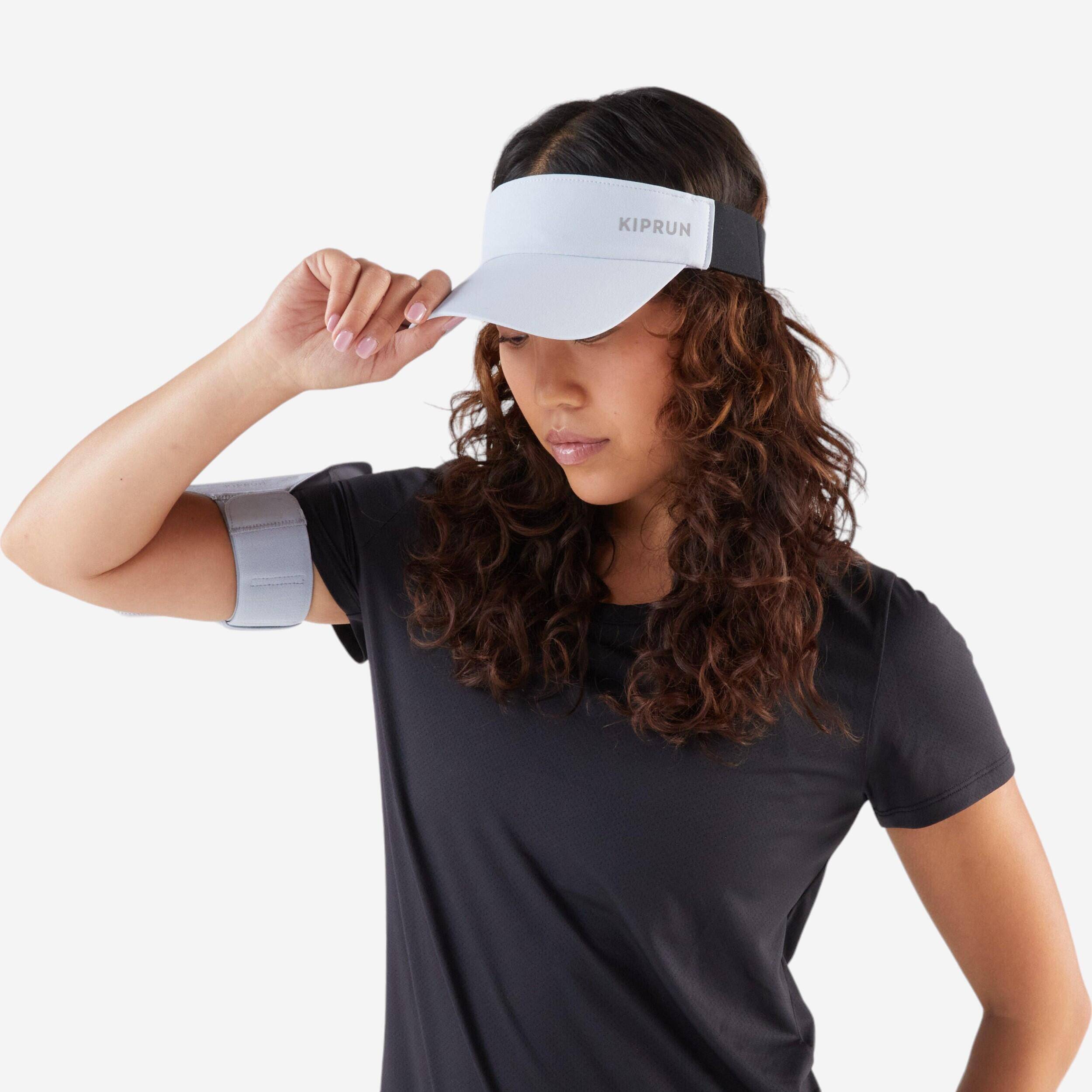 Adult Running Visor Kiprun V2-Grey -  3