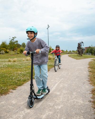 Deti na kolobežke a bicykli
