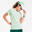 Tricou fără cusături pentru alergare KIPRUN Run 900 Light verde-deschis Fete 