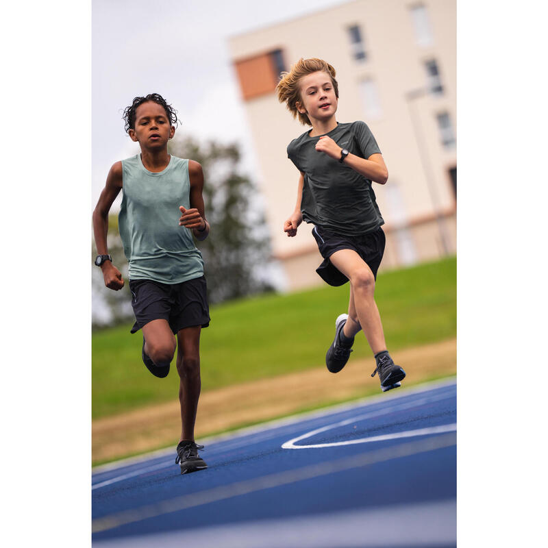 Débardeur running sans couture Enfant - KIPRUN 900 Light vert givré