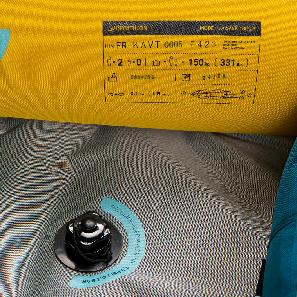 Canoe/kayak pack Tribord 100 - 1/2 person