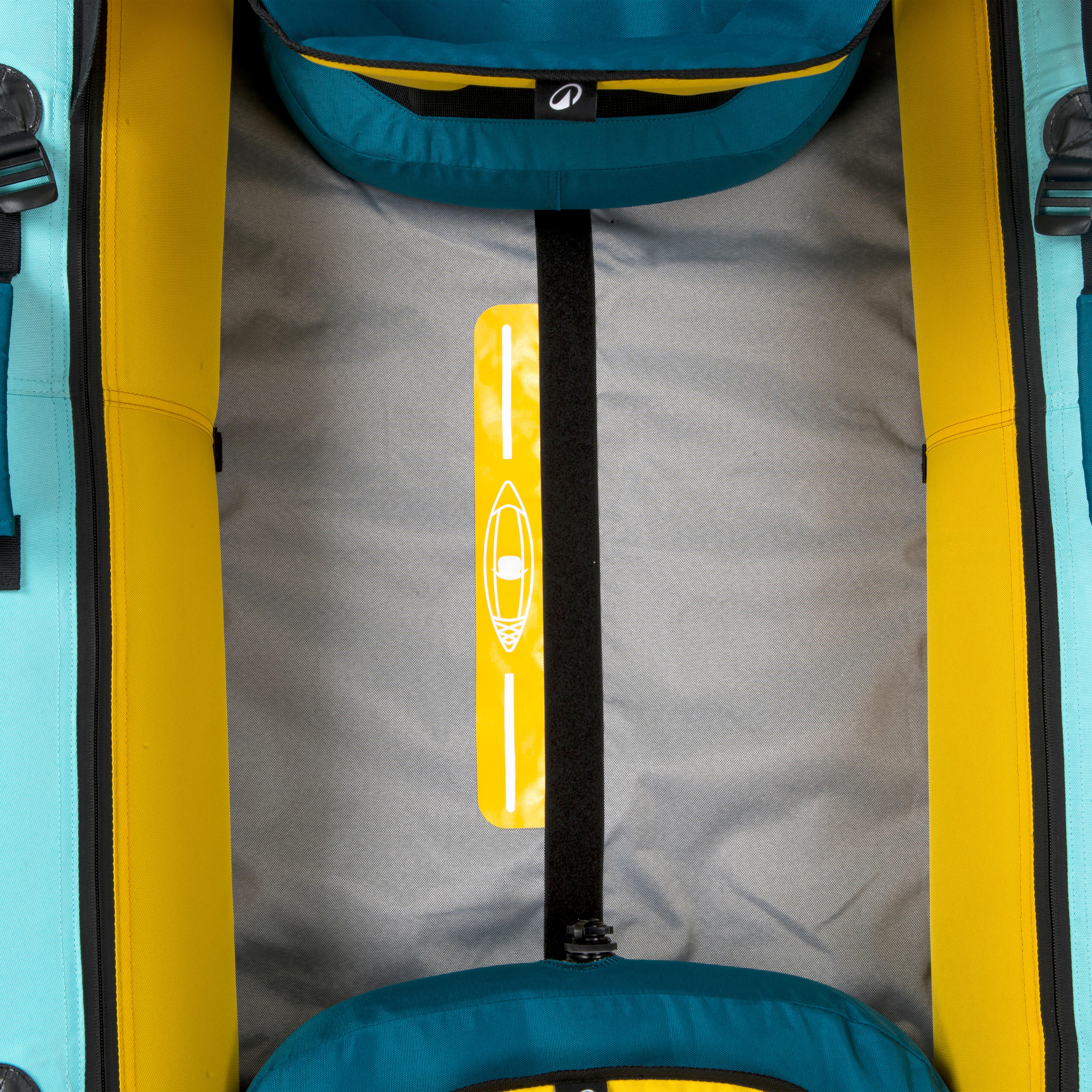 1- or 2-Person Inflatable Kayak Pack, 100 - TRIBORD