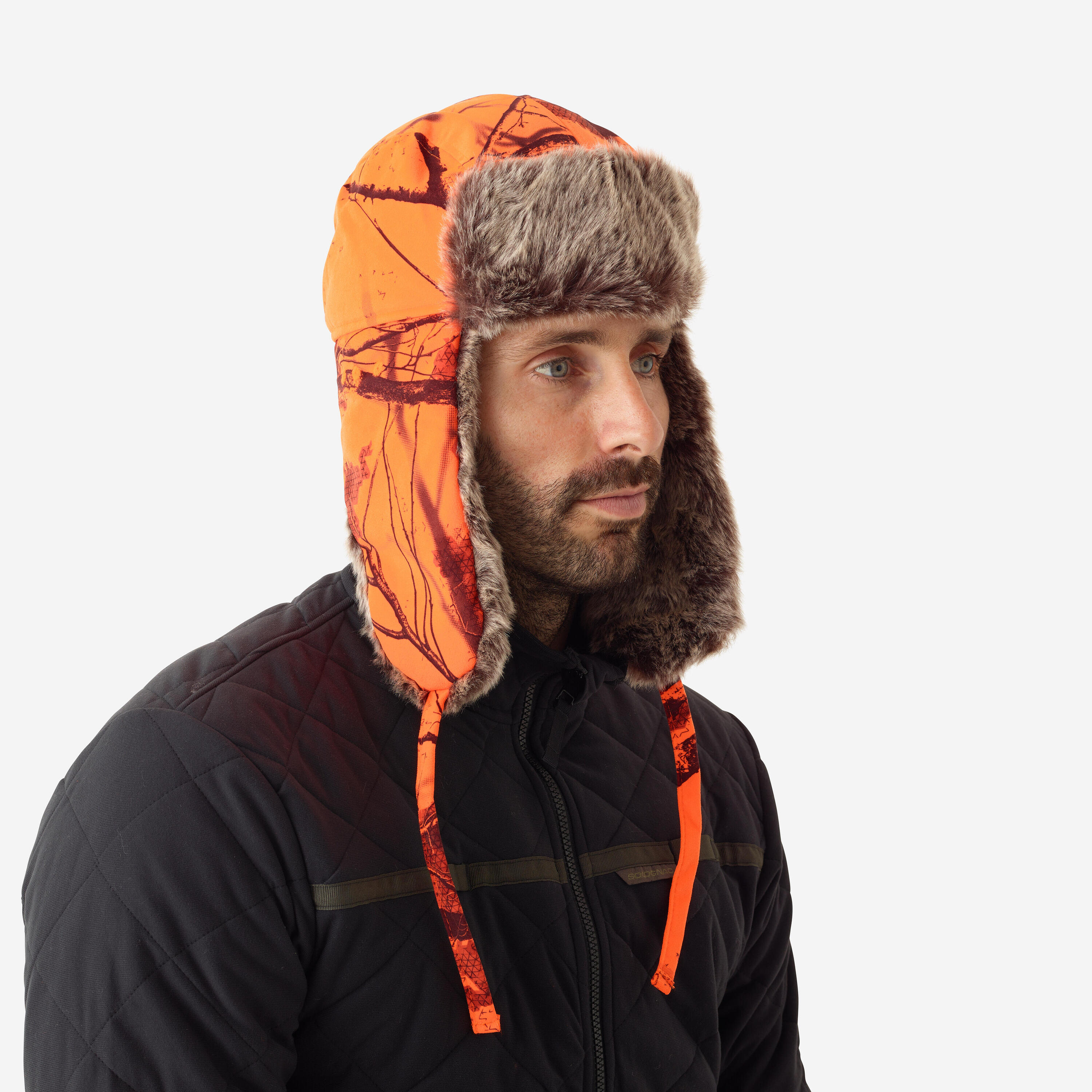 Warme chapka treemetic oranje 5/5