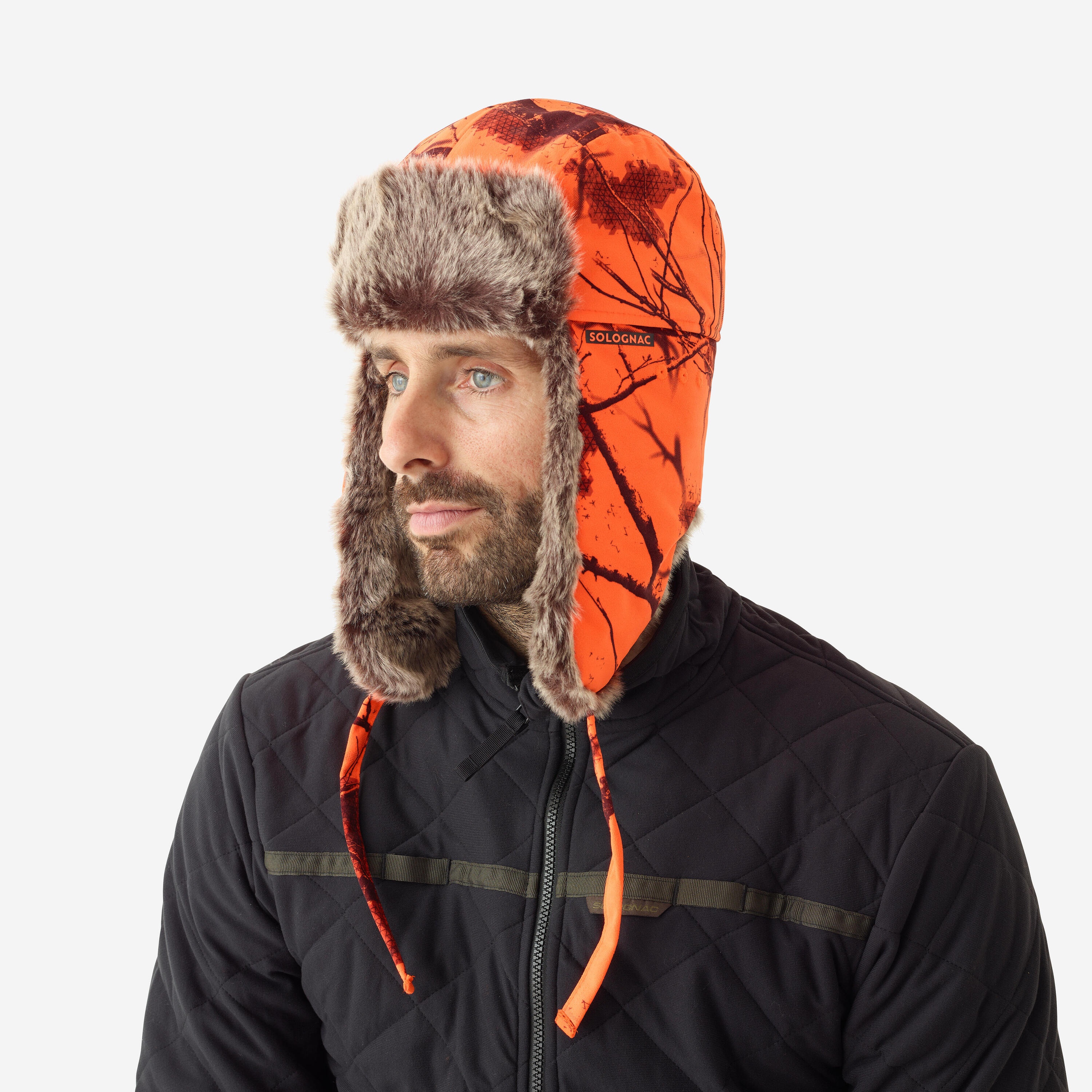 Warme chapka treemetic oranje 3/5