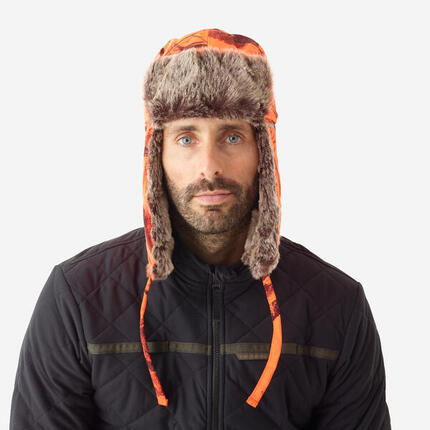 Jagdmütze Chapka warm Treemetic orange
