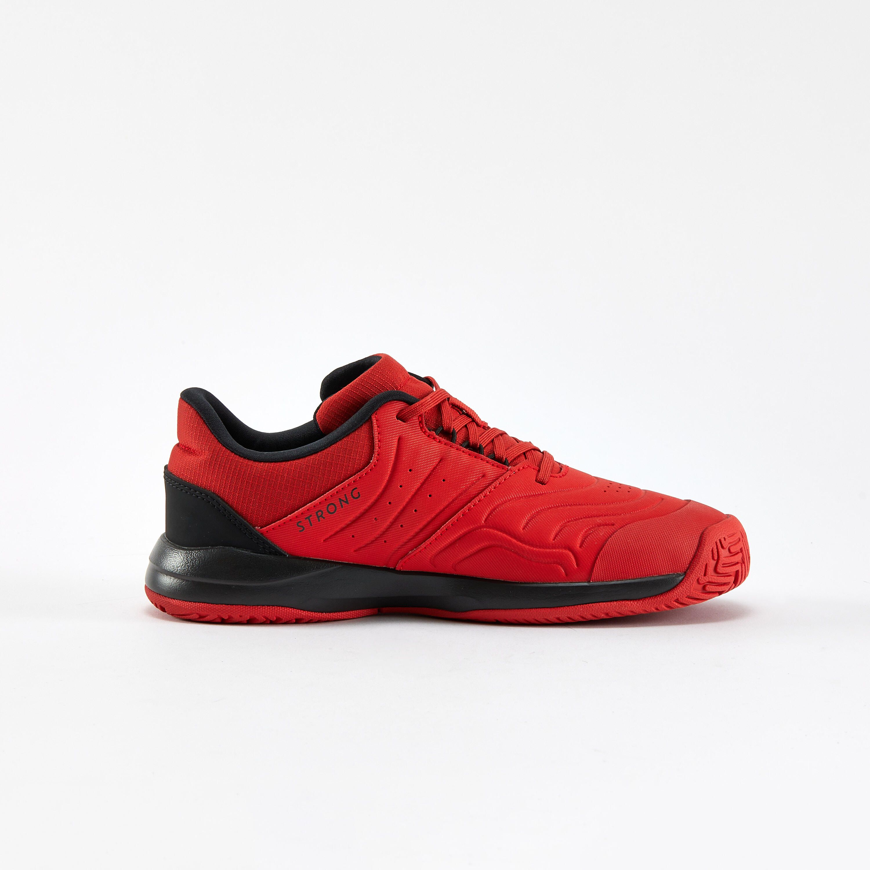Kinder Tennisschuhe mit Schnürsenkel - TS Strong Jr rot  5/8