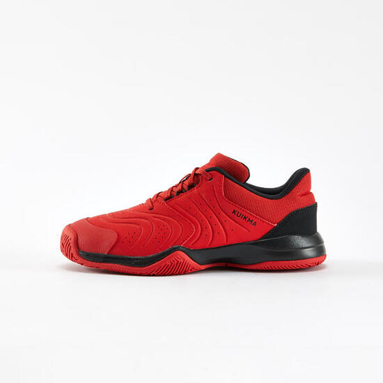 Scarpe tennis bambino STRONG con lacci bianco-argilla