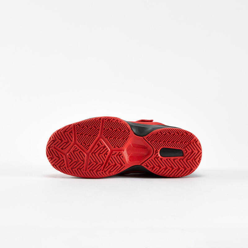 Chaussure de Tennis Enfant à scratch - TS STRONG Kd Rouge