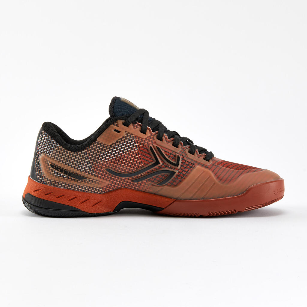Herren Tennisschuhe - Artengo Fast Pro Clay Sandplatz rot/schwarz
