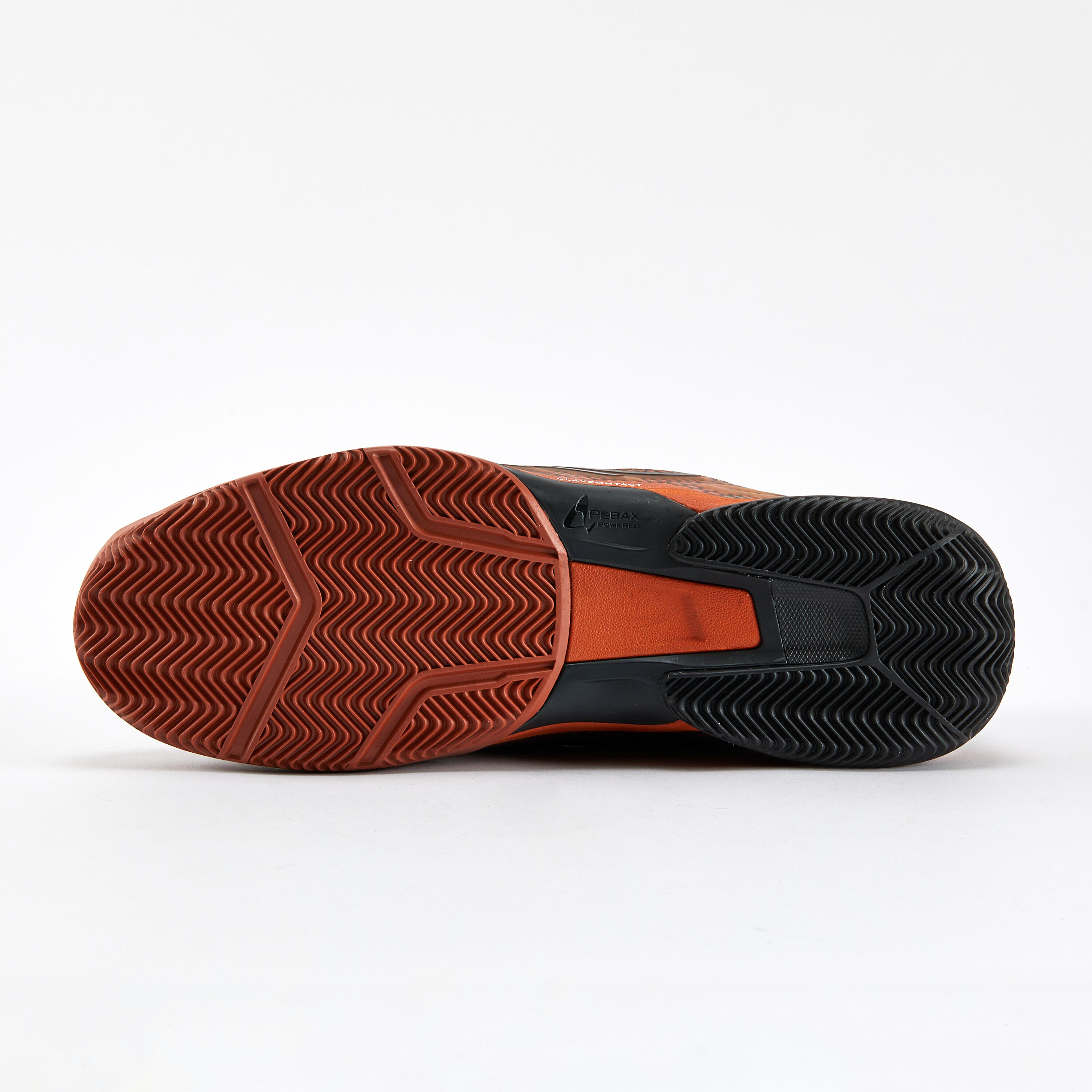Zapatillas de tenis hombre tierra batida - Artengo FAST Pro Rojo Negro 2/5