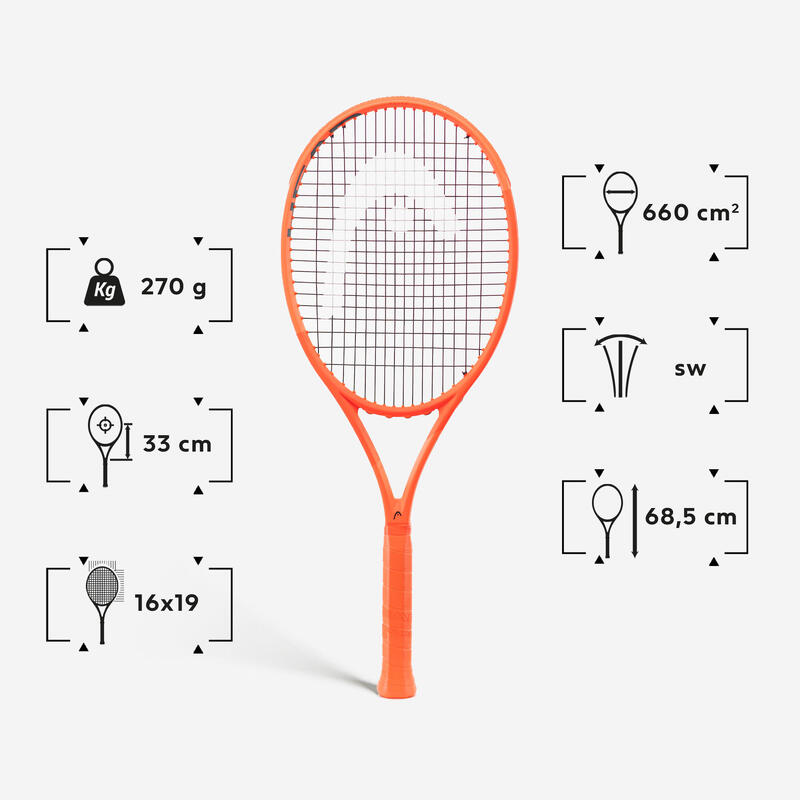 Head Radical Junior Tennis Racquet Racket Mid Plus 4.0 Grip Mint with Cover eBa Head Radical Junior Tennis Racquet Racket Mid Plus 4.0 Grip Mint with Cover eBa