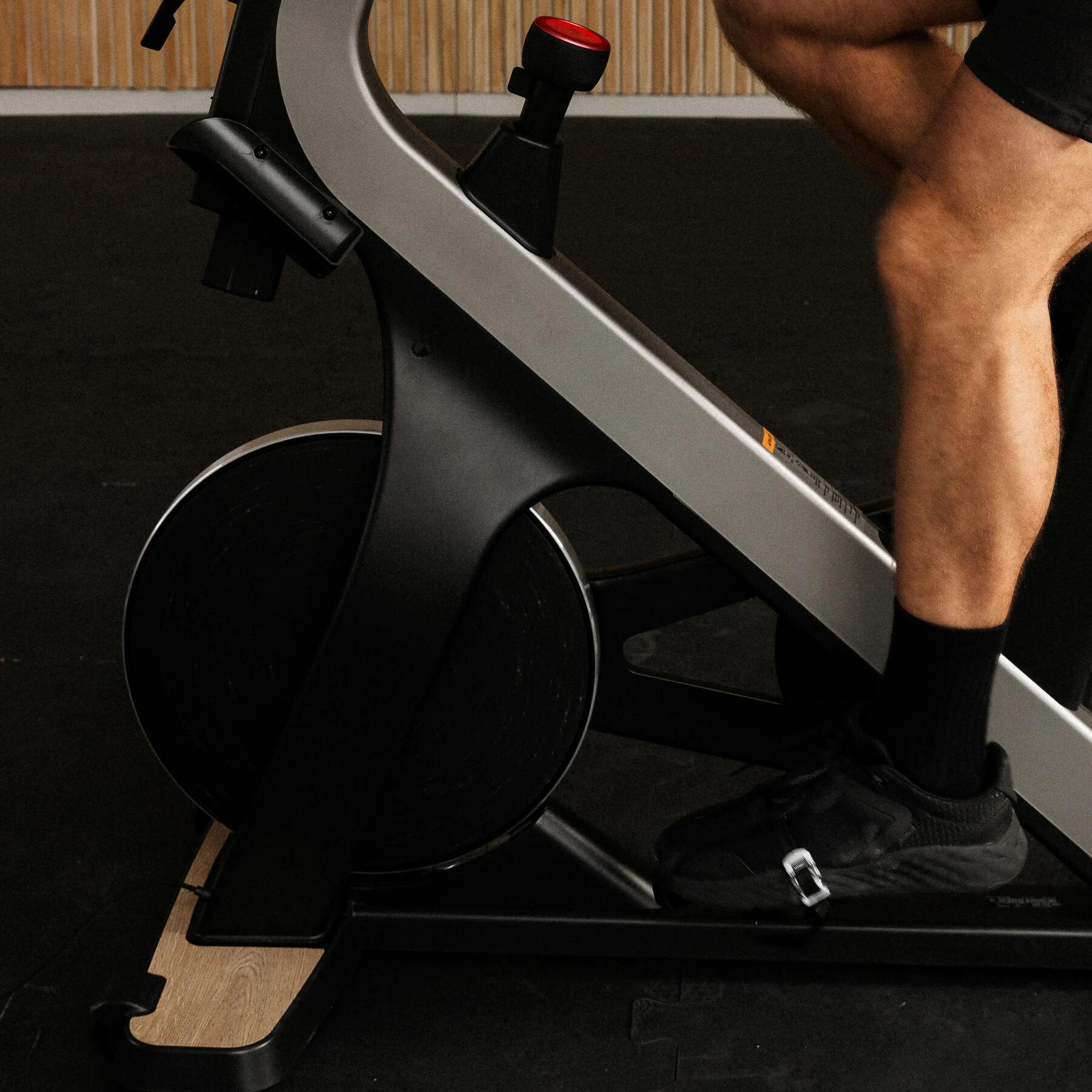 Het vliegwiel van een hometrainer