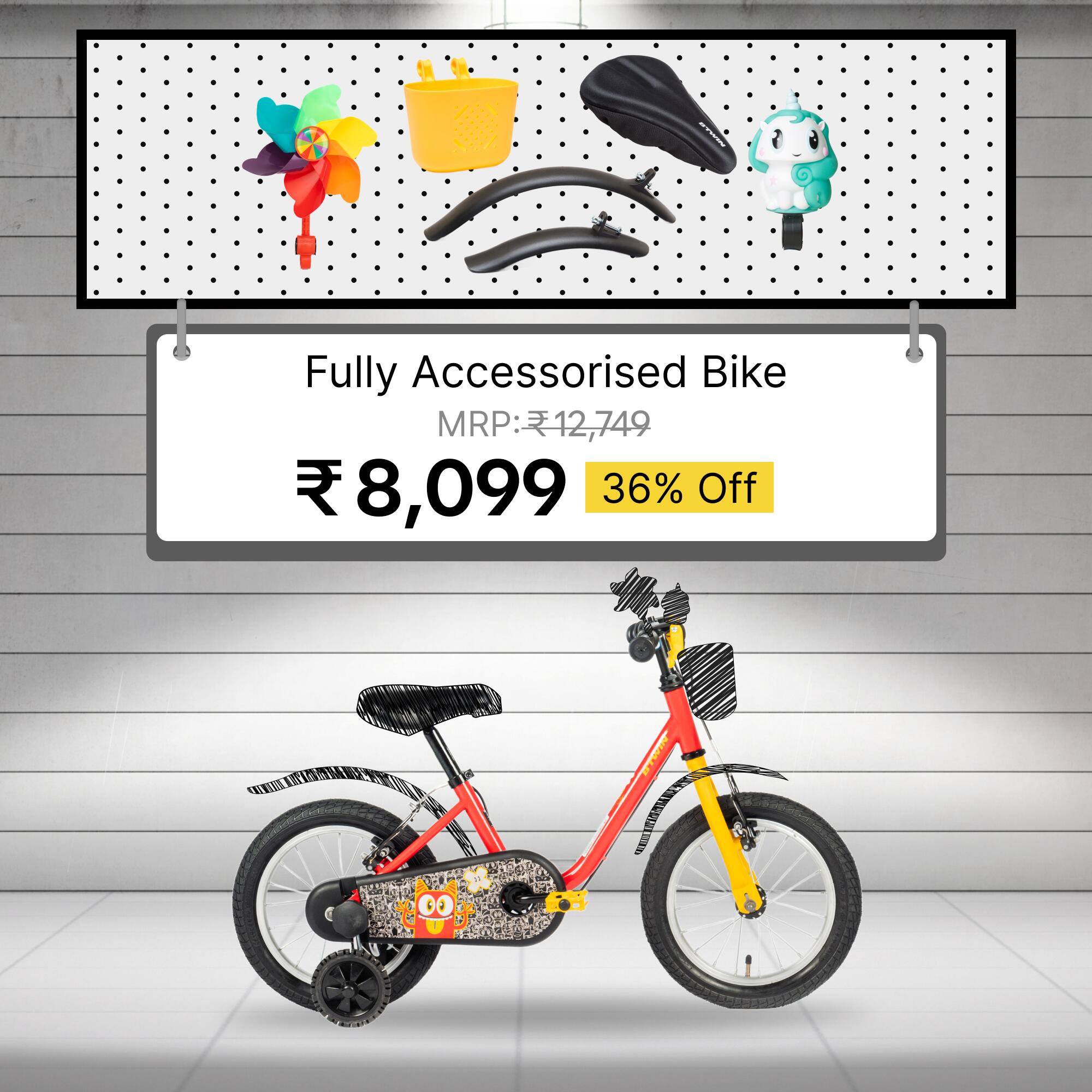 Kids Cycle 3 4 years 14 inch Mini Monster