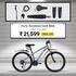 Mountain Bike Rockrider ST100 Grey - Aluminium Frame, 21 Speed, 80mm Suspension