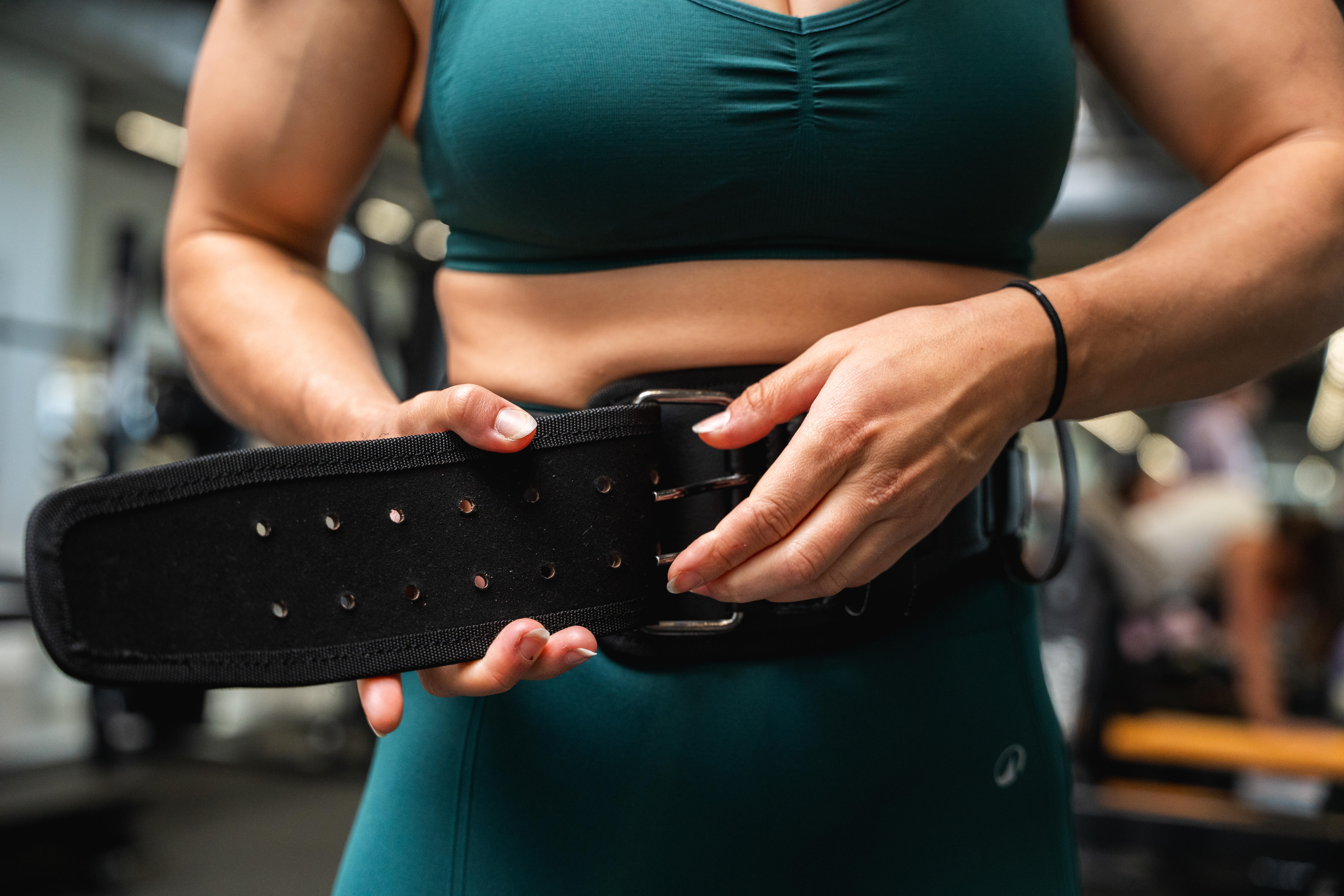 Ceinture lombaire de musculation en cuir - CORENGTH