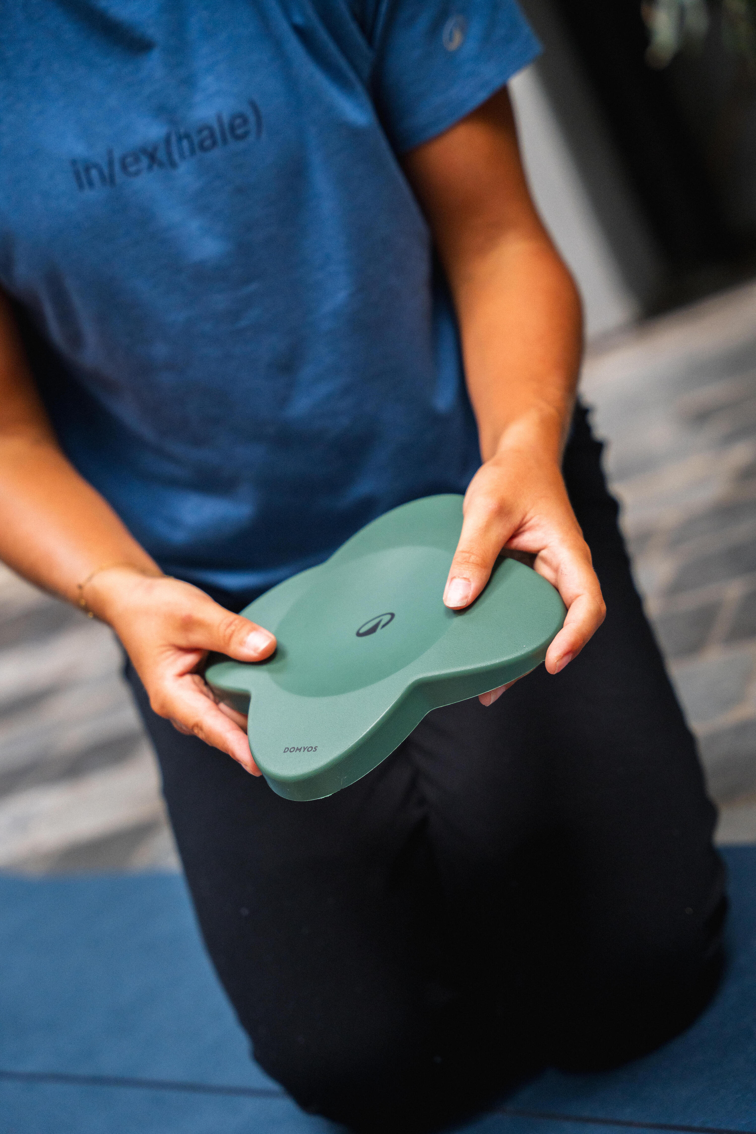 Suporte de Yoga para Joelhos e Pulsos Verde 3/7