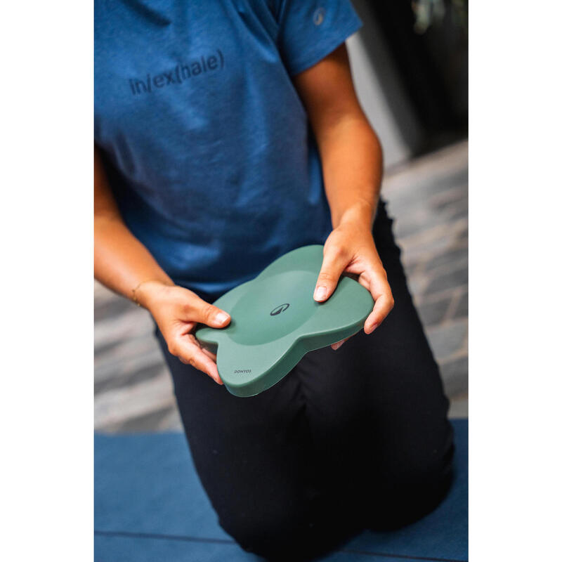 Pad de yoga pour genoux et poignets, vert