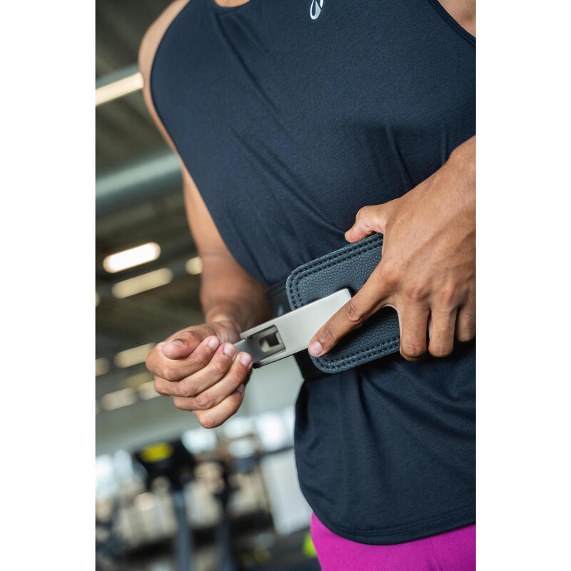 Ceinture de powerlifting musculation à levier